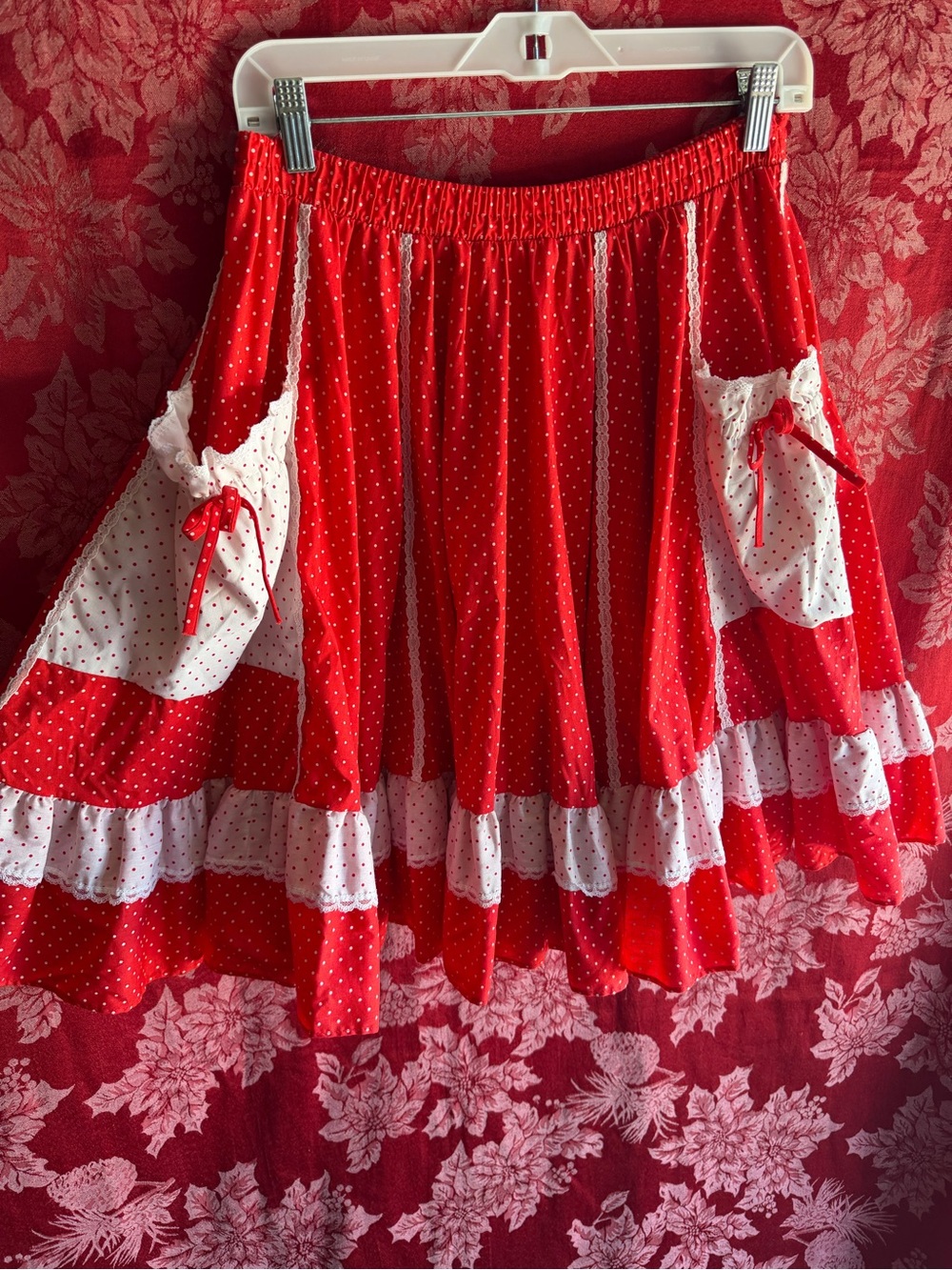 Vintage polka dot skirt